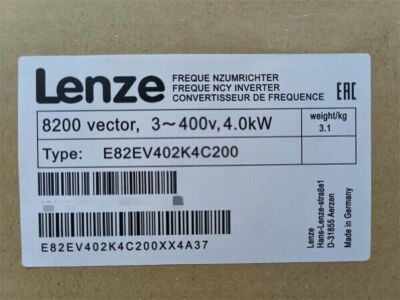 E82EV402K4C200 NEW LENZE E82EV402_4C200 Inverter 8200 Vector 4.0kW