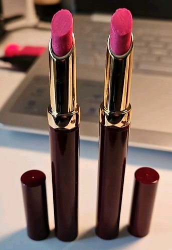 Maybelline Moisture Whip Gloss Stick Lipstick BARELY FUCHSIA .10oz (LOT OF 2)