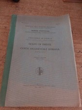 Crociera di Pesca Studio Fondo Marino Trieste Costa Istriana 1927 con cartine