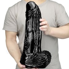 15" Oversized-Huge-Dildo-Thick-Dong-Large-Wide-Realistic-Big-Giant-Penis-Sex-Toy
