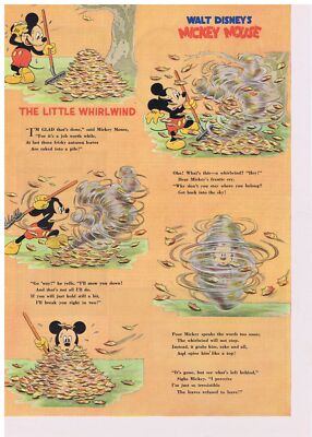ミッキーマガジン 1941 Walt Disney Mickey Mouse The Little Whirlwind Comic