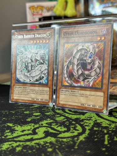 Cyber Barrier Dragon DP04-EN002 & Cyber Ouroboros - PTDN-EN011 - YuGiOh TCG - Picture 4 of 11