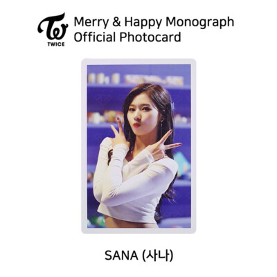 TWICE Merry & Happy Monograph Official Photocard Each Member