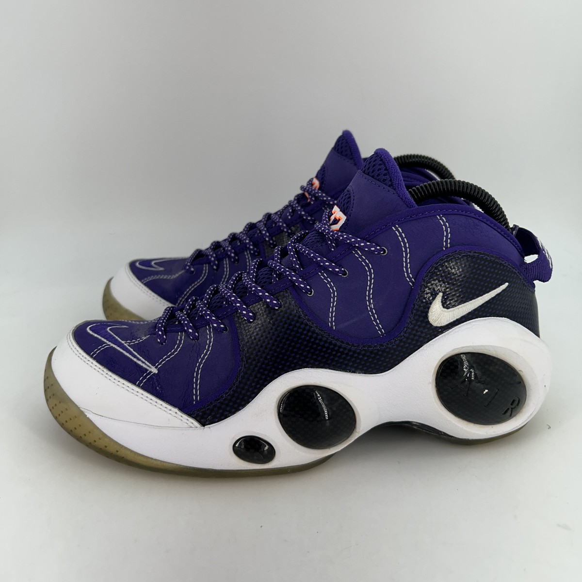 NIKE フットサルシューズ Nike Shoes Mens Size 8 Zoom Flight 95 Jason Kidd Purple White