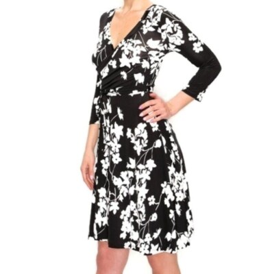 janette fashion wrap dress Janette Fashion 3 Dresses Bundle Deal V-neck 3/4 Sleeve Faux Wrap Maxi –  Kerena Nicole LLC