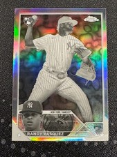 2023 Topps Chrome Update USC71 Randy Vasquez Negative Refractor Yankees RC