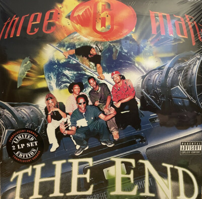 THREE 6 MAFIA '' THE END '' SEALED U.S. LP ** CLASSIC ** ORANGE VINYLS ** RAP
