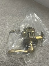 Kwikset Lever Door Handle Set, No Installation Screws - Bronze Color