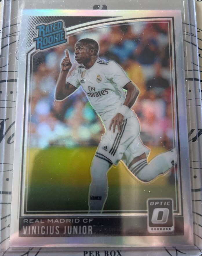 2018-19 Vinicius Junior Panini Donruss Optic Rookie RC Holo Silver Real Madrid