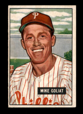 1951 Bowman #77 Mike Goliat - EX