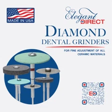 Dental Diamond Grinders for ceramic materials from Elegant Dental