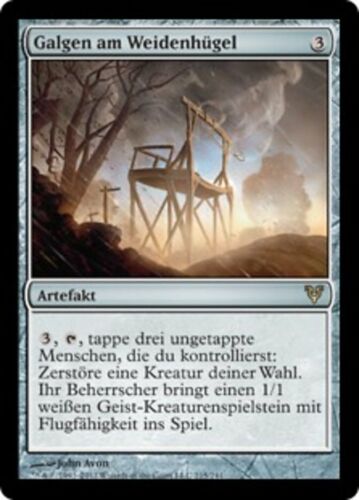 Gallows at Willow Hill Avacyn Restored GERMAN FOIL NM/EX MTG CARD - Picture 1 of 1