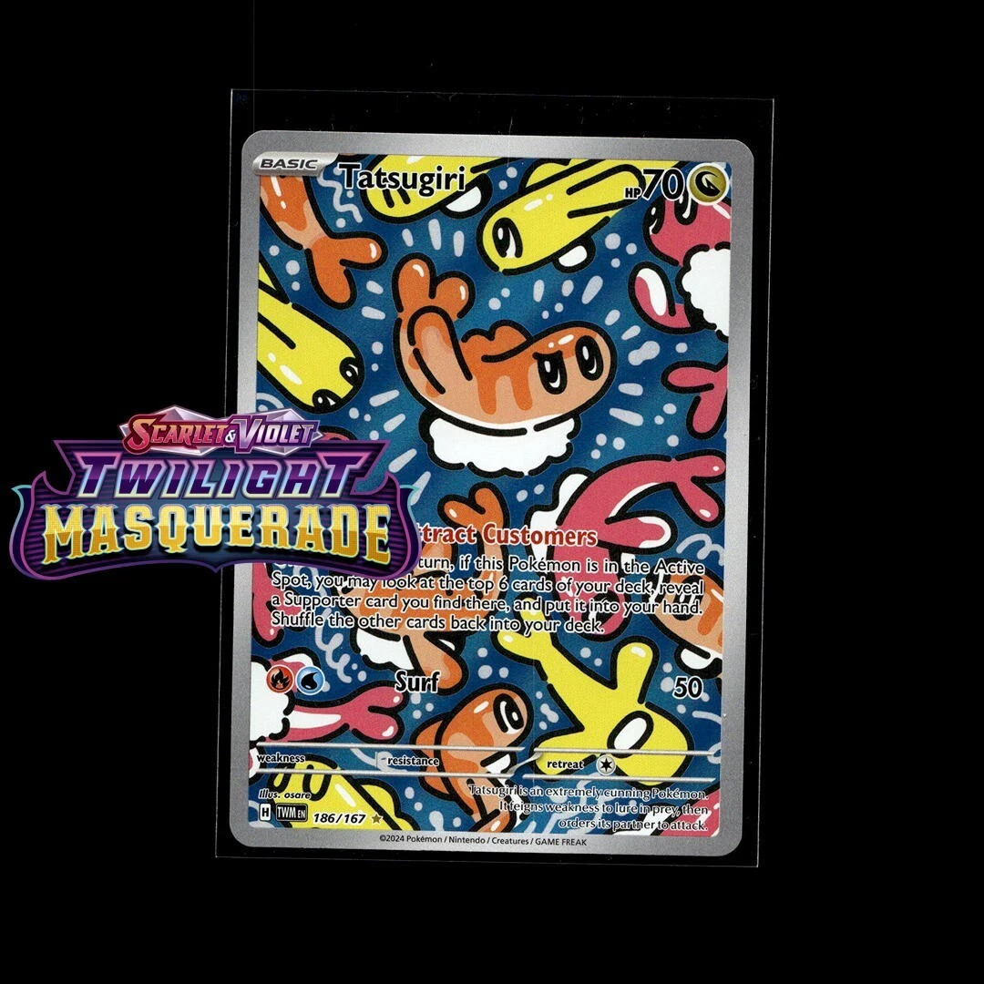 pokemon masquerade card prices PSA 10 Tatsugiri Twilight Masquerade #186 Pokemon card – GorillaTCG main image 0