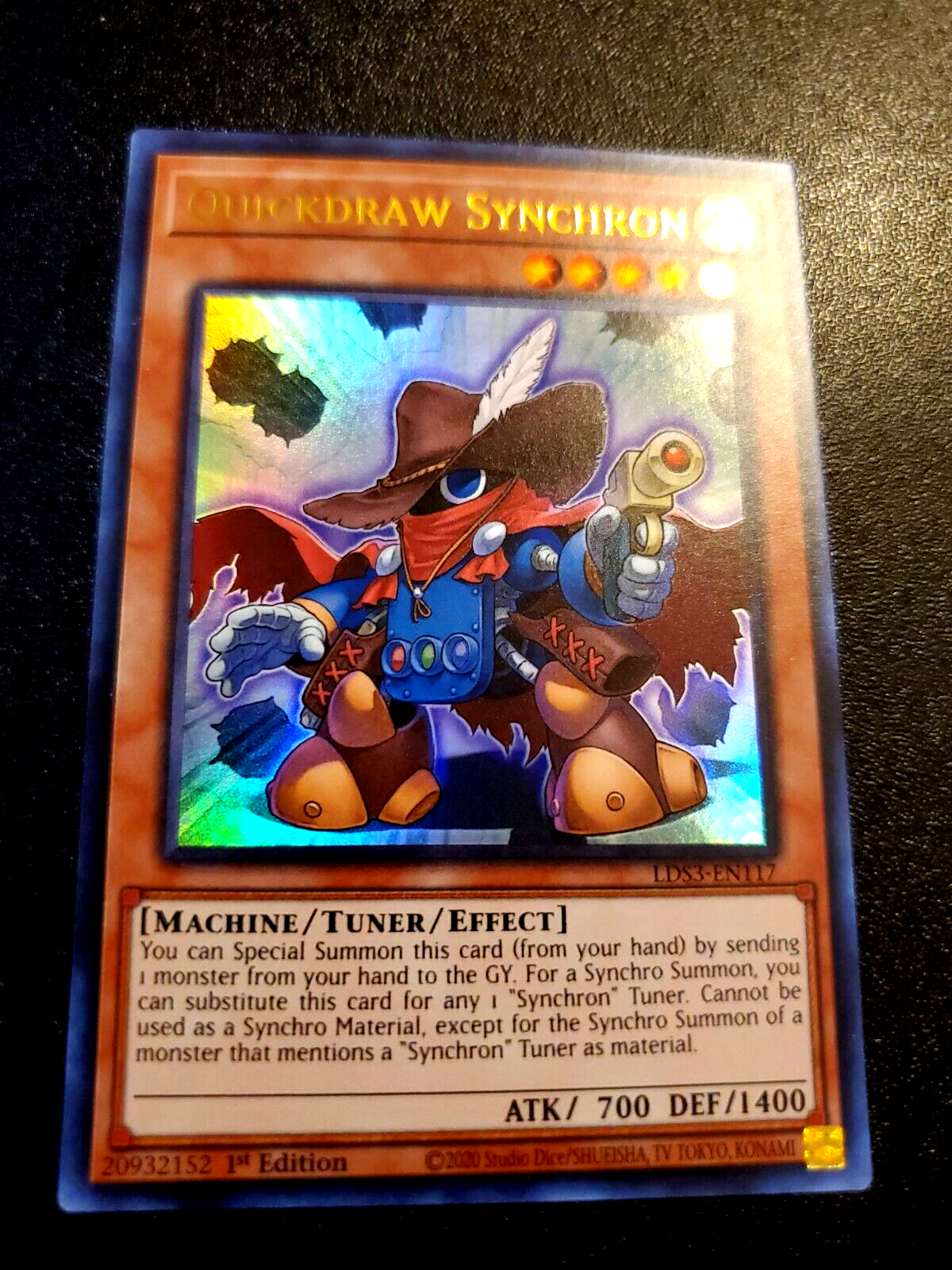 YUGIOH! 1-QUICKDRAW SYNCHRON-ULTRA RARE GOLD-1ST ED-LDS3-EN117 | eBay