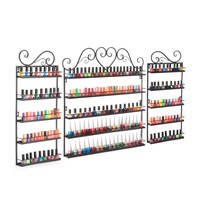 Nail Polish Display Metal Wire Organiser Wall Shelf -up To 120 Bottles,free Ship Nail Polish Display Metal Wire Organiser Wall Shelf -up To 120 Bottles,free Ship