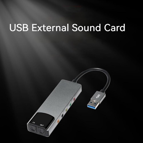 Usb Optische Spdif Soundkarte Pc Externe Unterstützung Ac-3 Dts 5.1 Kanal