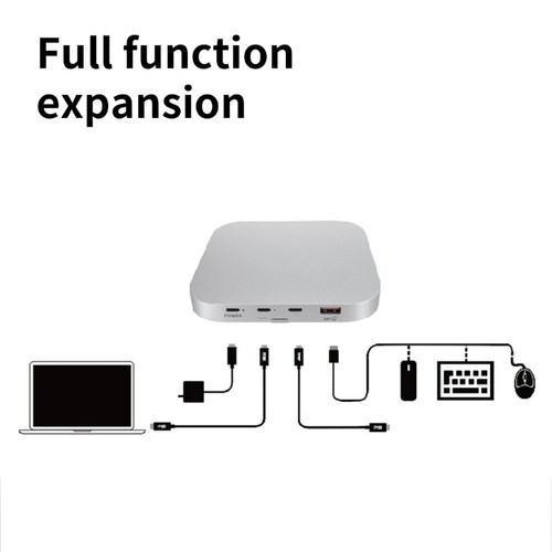 Aluminum Solid Disk Docking Station For Mini Computer Wide Compatibility - Afbeelding 2 van 8
