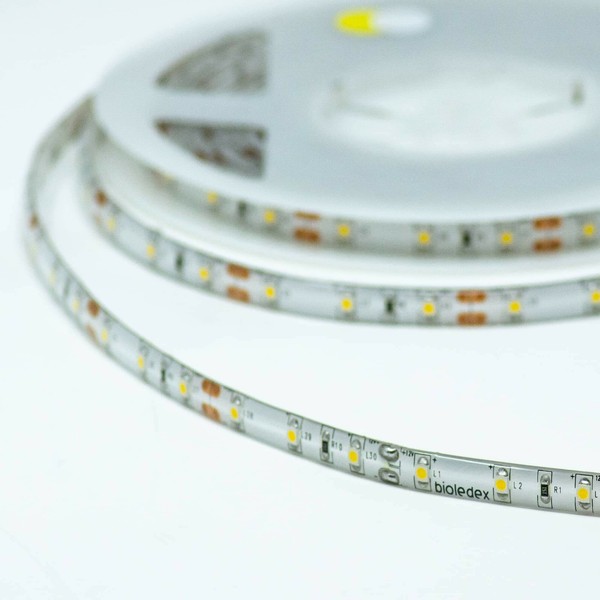 Bioledex Led Streifen 12V 5W/M 60Led/M 5000K 5M Rolle IP65 Neutralweiss-image