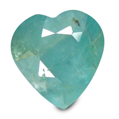3.400 Cts_ WORLD RARE MINED GEM! NATURAL GRANDIDIERITE HEART CUT LOOSE GEMSTONES