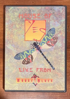 House of Yes - Live From House Of Blues 2000 DVD Jon Anderson Steve Howe