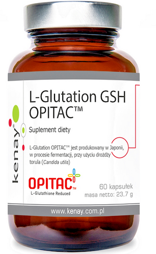 Complément Alimentaire L-Glutathion GSH OPITAC™ - 60 Capsules - Fabriqué Au Japon - Neuf Sous Blister