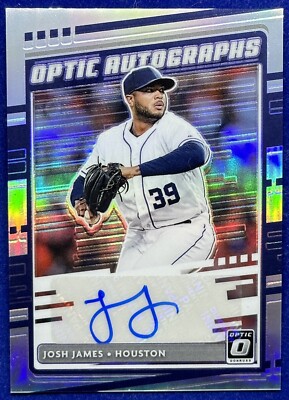 2020 Panini Donruss Optic JOSH JAMES Opti-Graphs Auto Holo Prizm Autograph