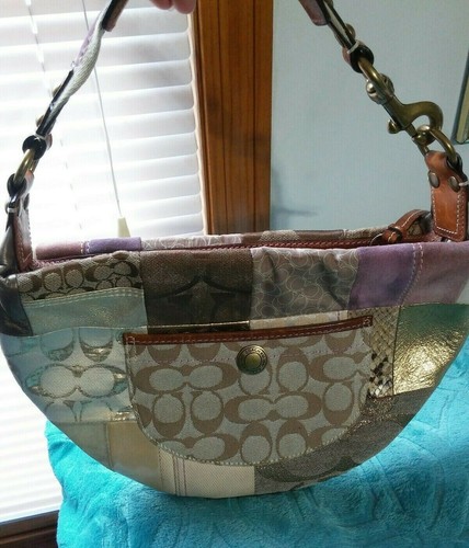 Coach Multi-Color Patchwork Bag E06S 