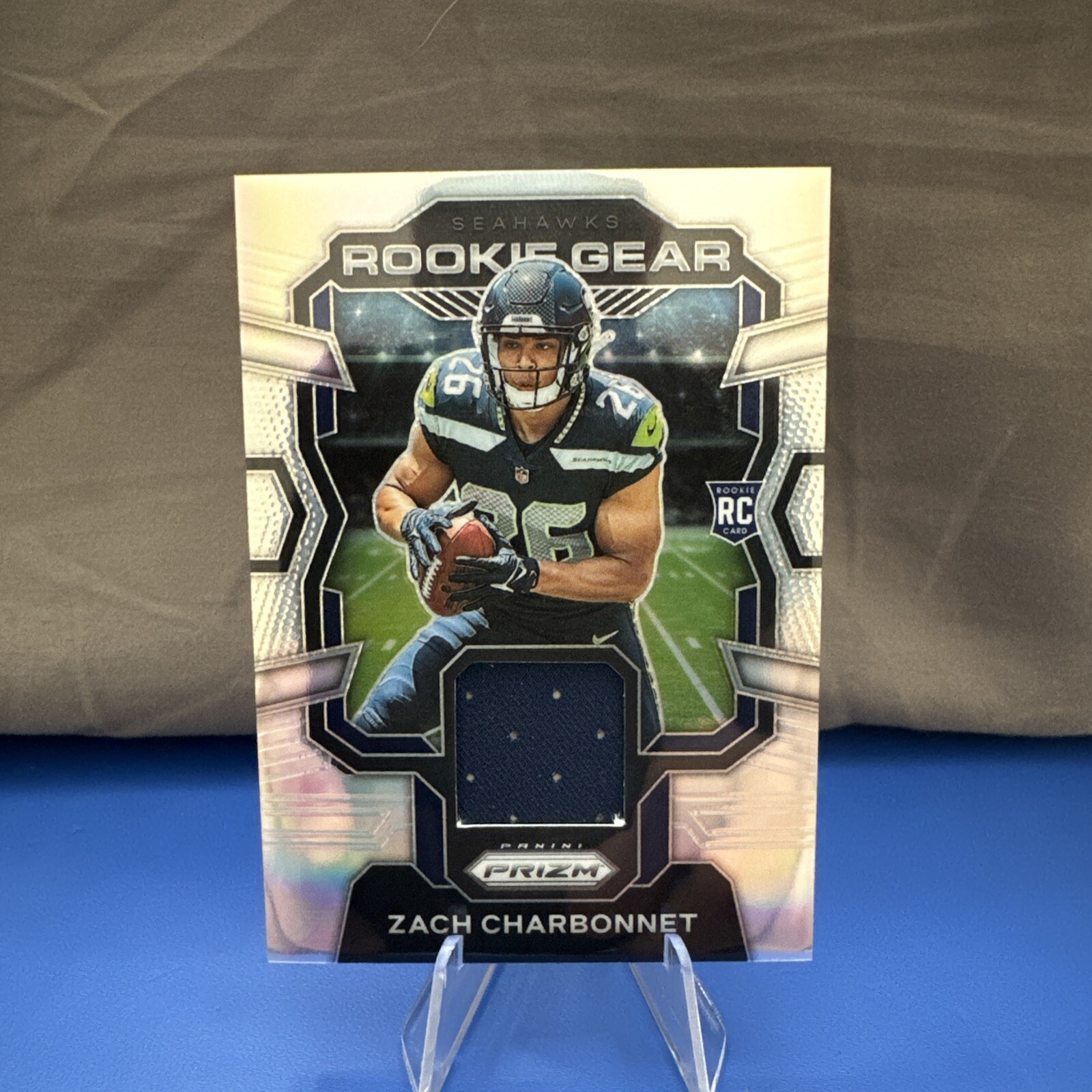 2023 Panini Prizm Zach Charbonnet Premier Jersey RC #PJ-ZC 🔥🏈🏟🔥