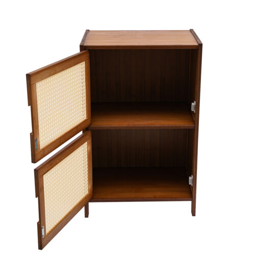 Modern Nightstand 2 Drawers End Side Table Bedside Table with Storage Cupboard - Picture 8 of 22