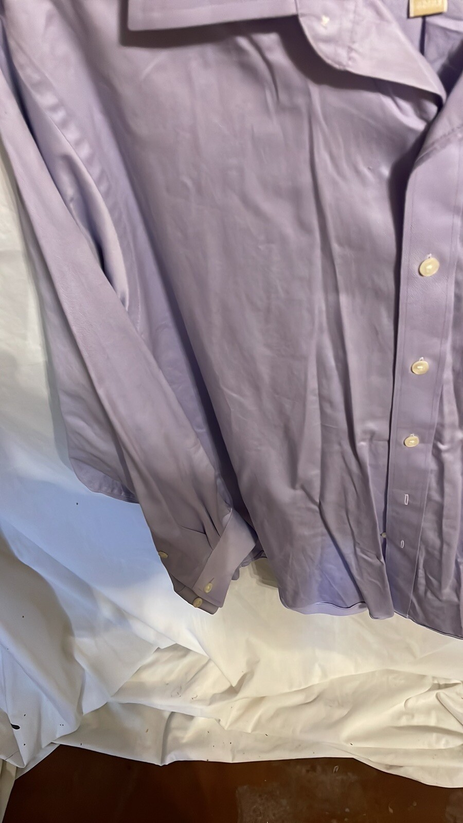 Michael Kors Purple Button Up Dress Shirt Mens Size Sz Medium Med M thumbnail 6