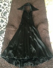 TULIPS WOMEN'S BLACK COCKTAIL EVENING DRESS SIZE 2 SMALL