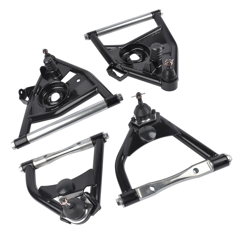 PARA 1973-1987 C10 CHEVY GMC BRAZO DE CONTROL TUBULAR JUEGO DE 4 SUPERIOR E INFERIOR NUEVO Foto 3 de 4