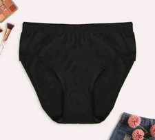 Image of Pack of 3 Ladies Brief Full Comfort Cotton Underwear Panties Plain Knickers Size