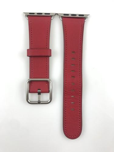 Original authentique Apple Watch boucle classique bracelet en cuir 40 mm 38 mm 41 mm S10 42 mm - Photo 53 sur 120
