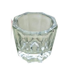 10 Vaschette Dappen in Vetro per Unghie - Per Gel, Acrilico, Polveri e Smalto