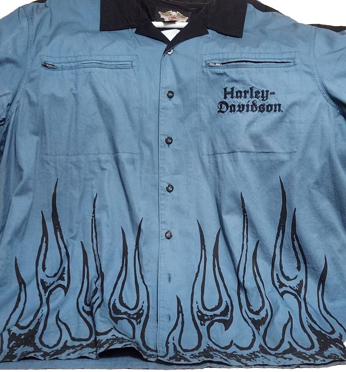 Harley Davidson Mens Big And Tall Flame & Skull Shirt 3XL | eBay Harley Davidson Mens Big And Tall Flame & Skull Shirt 3XL | eBay
