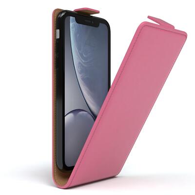 EAZY CASE für Apple iPhone XR Tasche Handytasche Hülle Flipcase Schutzhülle Rosa