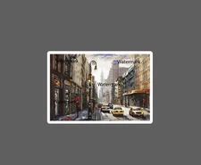 City Painting Sticker Retro Waterproof NEW