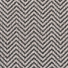 Carpet for Landing etc. Size 1.5m X 4m with Herringbone design. Black/Greige
