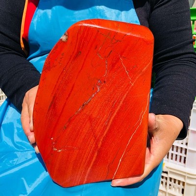 12.62LB Large Natural Red Jasper ore standard Quartz Crystal Healing Sample 4410