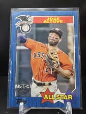 B892 - 2022 Topps Series 2 - 1987 Topps All-Star Jose Altuve #87AS-20 Blue