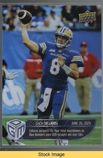 2025 Upper Deck All-Sports Game Dated Moments CFL Zach Collaros #CFL-5 READ 1ln3