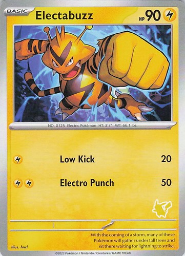 Electabuzz - My First Battle (Pikachu Stamped) - Pokemon Card