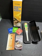 YINMiK Spear Tip Probe PH Meter ￼ Sourdough Sausage Plants Soil Meat New In Box