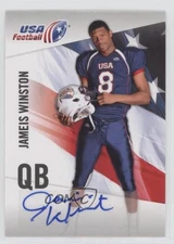 2012 Upper Deck USA Football Box Set Auto Jameis Winston #26 Auto 02zm