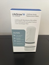 LifeStraw 1 Microfiltro de Membrana y Carbón Activado + Filtro de Intercambio Iónico NUEVO