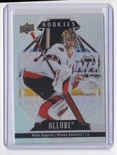 2022-23 Upper Deck Allure Rookies -- Mads Sogaard Rookie Ottawa Senators #140