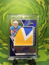 2024 Panini Phoenix Ladd McConkey Rookie Silhouettes Patch Rookie RC Auto /49