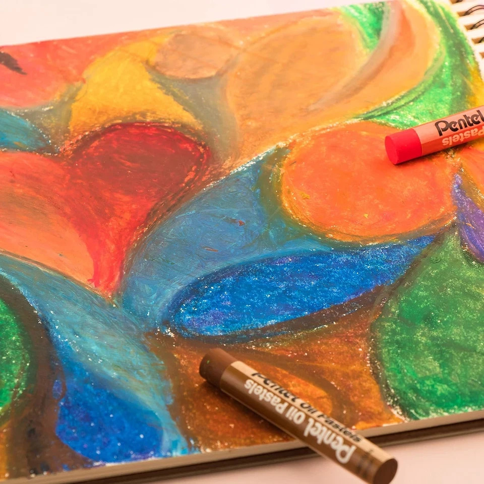 Pentel Arts Oil Pastels - 50 Color Set (PHN-50) Pack Size: 1