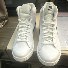 Nike Mens Mid Top Lace-Up Athletic Sneakers W...